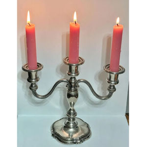 Nouvelle conception bougeoir en argent 3 bras candélabre bougeoir pour décor de Table à la maison bougeoir à prix raisonnable - Product Image 3