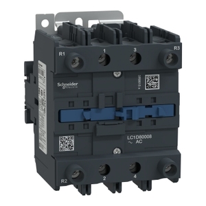 Contattore Schneider Electric LC1D80008Q7 TeSys D 4P (2 NO + 2 NC) 125 A 380 V AC 50/60 Hz Bobina AC-1 <= 440 V - Product Image 1