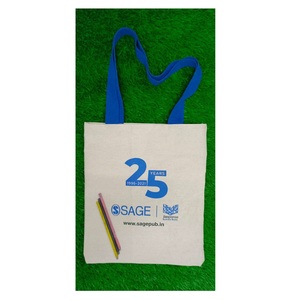 Bolso bandolera de lona de algodón negro Almacenamiento versátil para tiendas deportivas y fiestas a un precio asequible - Product Image 2