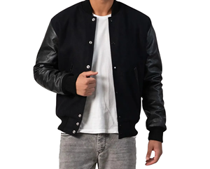 Veste à capuche matelassée de baseball universitaire en édition limitée avec un design héritage, toile 100% coton, logo frontal unisexe - Product Image 1