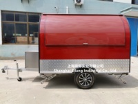 Camion de nourriture SLUNG chariot de bonbons chariot de hot-dog chariot de café pizza remorque de nourriture