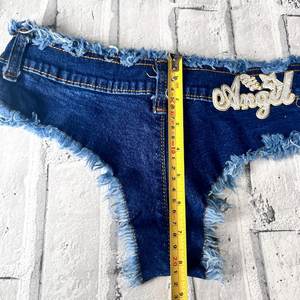 Vintage S Taille Denim Shorts Jeanagers Autre Artisanat Jeans Pantalon Court - Product Image 1