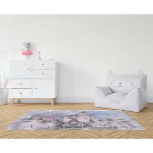 Alfombra de Castillo de Cenicienta, Alfombras para Habitación de Niña, Alfombras Modernas, Alfombra para Niña, Alfombras de Lujo, Alfombra de Terciopelo de Lujo - Product Image 3