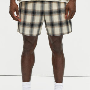 Trendy Summer Plaid <b>Shorts</b> for <b>Men</b> Featuring a Comfortable Fit, <b>Lightweight</b> Fabric and Classic Pattern Ideal for Casual Outings - Product Image 1