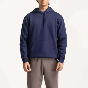 Sweats à capuche pour hommes personnalisés de qualité supérieure 100% coton pull à capuche Logo brodé de haute qualité grande taille solide hiver Logo personnalisé imprimé - Product Image 3