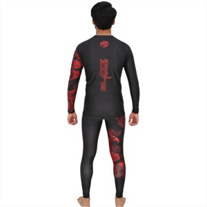 Ensemble de vêtements de sport de compression formels pour hommes - Écologique, respirant, anti-plis, pour la gym et le MMA, séchage rapide, personnalisable - Product Image 6