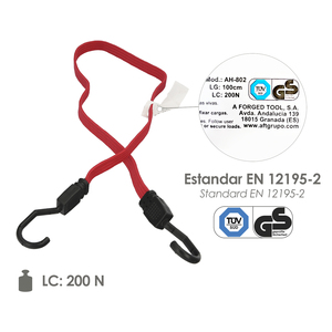 Pulpo De Goma Plano Reforzado 1,0 metro (2 unidades) - Product Image 3