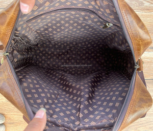 Bolso de mensajero de cuero auténtico hecho a mano, funda para ordenador portátil, archivador, bolsos de oficina, bolsos de hombro informales Unisex, novedad - Product Image 6