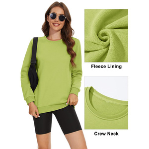Womens Crewneck Sweatshirt with Fleece Lining, Custom Logo Printing, Soft Fabric, Bulk Order Discounts - Product Image 4