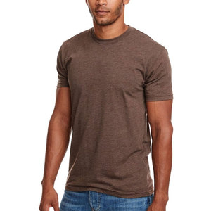 Unisex tri-blend camisetas Tri Blend siguiente nivel ropa unisex CVC cuello redondo Camiseta - Product Image 3