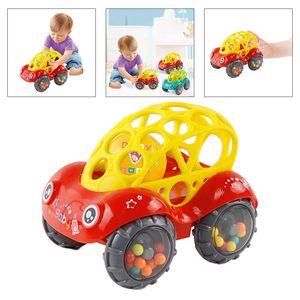 Rosso 2-4 anni bambino che cattura la mano palla musicale sonaglio morbido Silicone animale presa bambola giocattolo - Product Image 3