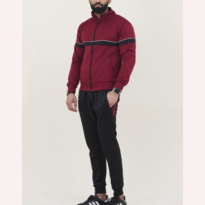 ชุดวอร์มสำหรับผู้ชายชุดวิ่งออกกำลังกายโลโก้ออกแบบได้ตามต้องการ - Product Image 3