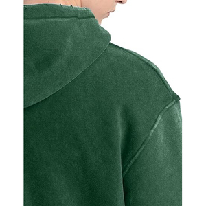 Ensembles survêtements d'hiver pour hommes brodés avec logo personnalisé OEM 100% coton ensembles délavés et délavés au soleil entièrement personnalisés - Product Image 3