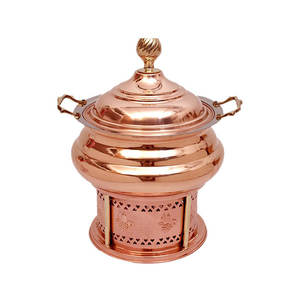 Réchaud au design classique de qualité exclusive, couleur or rose, de haute qualité. - Product Image 1