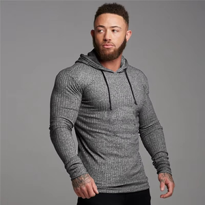 Sudadera Deportiva de Invierno para Hombre, Corte Regular, Manga Larga, Bordada, Secado Rápido, Transpirable, Elástica, de Punto, para Gimnasio y Fisicoculturismo - Product Image 6