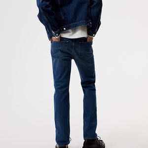 Pantalones de mezclilla para hombre de último diseño, ropa de hombre con logotipo personalizado, pantalones vaqueros para hombre, pantalones vaqueros transpirables, proveedor mayorista - Product Image 3