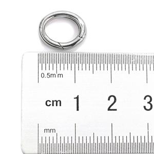 Fermoirs à ressort ovales en laiton noir oxydé, apprêts de bijouterie faits à la main, connecteurs pour la fabrication de colliers et de bracelets - Product Image 5