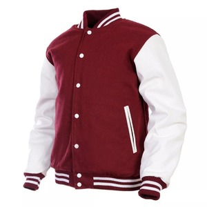 Venta caliente Unisex Versity Jacket Letterman Baseball Jacket Mujeres Bomber Jacket Diseño personalizado Versity School College wear - Product Image 2