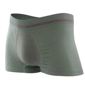 Calzoncillos bóxer de algodón para hombre de talla grande 2025, nuevo diseño, Bóxer elástico de Color sólido, ropa interior RTS para hombre, Bóxer cómodo para hombre - Product Image 2