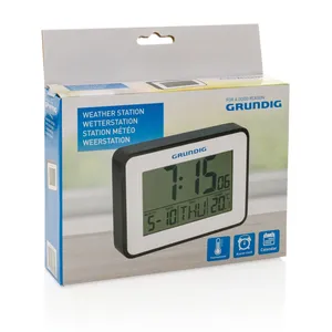 นาฬิกาตั้งโต๊ะอัจฉริยะ Grundig สถานีตรวจอากาศแบบกำหนดเองสำหรับการขายส่ง - Product Image 3