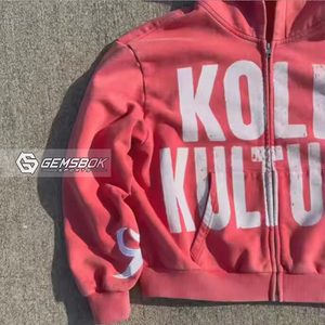 Sudadera con Capucha Unisex de Alta Calidad en Felpa Francesa de Poliéster/Algodón, Lavado Desgastado, Impresión Digital Personalizada, Ropa Urbana de Invierno, Estilo Vintage para Hombre - Product Image 3