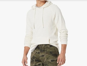 เสื้อมีฮู้ดผ้าซักแบบกรดสำหรับผู้ชายเสื้อแนวสตรีทเข้ารูปทรงสลิมฟิตคอปกแบบอบอุ่นในฤดูหนาวมีบริการ OEM 100% - Product Image 1