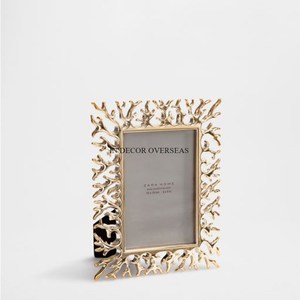 Newly Arrival Prime Quality Metal High Grade <b>Gold</b> Plated Eye Catching Look Designer Rectangle Shape <b>Photo</b> <b>Frame</b> In Best Price - Product Image 3