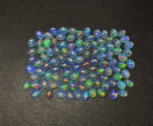 ลูกปัดทรงไข่ทรงรีจากเอธิโอเปีย6*8มม. 12ชิ้นเครื่องประดับที่ผ่านการรับรองจากเพชร10CT รับรอง - Product Image 3