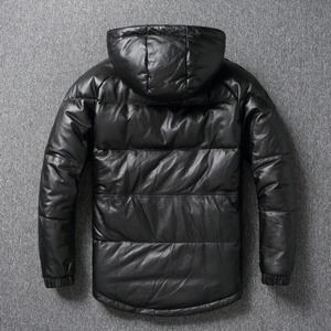 Chaqueta de Punto de Piel de Oveja de Primera Calidad, Personalizada, Impermeable, Cortavientos y Cálida para Hombre, Nueva, Talla Grande - Product Image 3