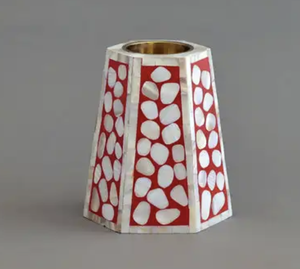 Brûleur d'encens en os incrusté fait main de haute qualité avec un design moderne pour la maison, le bureau et l'hôtel - Aromatique toute saison - Product Image 1