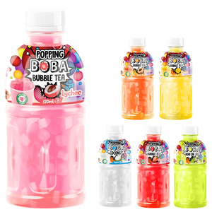 Muestra gratis 330ml Vinut Popping Boba Bubble Tea Lychee Juice Drink Sin azúcar Bajo en grasa OEM ODM Etiqueta privada Fabricante de Vietnam - Product Image 2