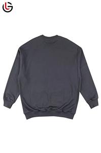 Sweat-shirt épais en polyester et coton organique pour hommes fabriqué au Pakistan personnalisé mode pour hommes sweatshirts à col rond de couleur unie pour hommes - Product Image 2
