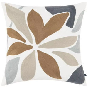 Funda de cojín cosida con cadena de lana bordada de Cachemira hecha a mano de lana Floral para sofá sala de estar producto de venta caliente de ITHL - Product Image 1