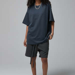 BlanqWear <b>Mens</b> O-Neck Short Sleeve <b>Fleece</b> Formal T-<b>Shirt</b> Loose Fit Premium 100% Cotton 280g Anti-Bacterial Quick Dry - Product Image 2