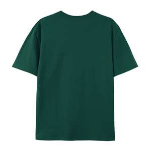 T-shirts unis pour hommes Tissu confortable en coton Tenue quotidienne décontractée OEM ODM Fournisseur de gros direct usine T-shirts avec logo personnalisé - Product Image 2