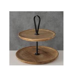 Base de Madera para Tartas con Pedestal que Ofrece Soporte Resistente y Apariencia Atractiva para Creaciones Horneadas - Product Image 3