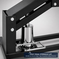 Table d'opération vétérinaire hydraulique ultra-compacte en acier inoxydable professionnel avec pédale pour clinique vétérinaire et chirurgie