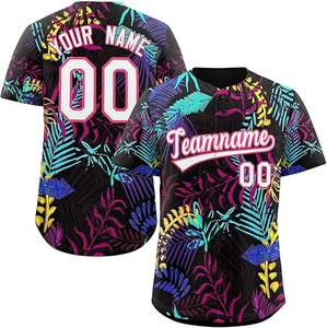 Maillot de baseball de qualité personnalisé pour hommes femmes jeunes vêtements de sport Hip Hop avec logo personnalisé cousu/imprimé avec numéro de nom - Product Image 5