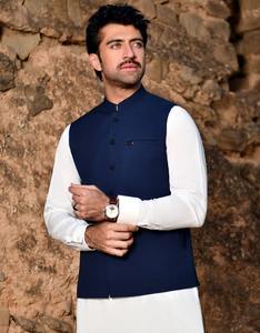 Hombres ligeros en blanco personalizados de alta calidad Shalwar Kameez Precio de fábrica Moda Color sólido Shalwar Kameez - Product Image 5