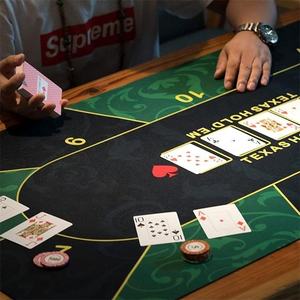Tapis de table de poker pliable portable de luxe moderne personnalisé de haute qualité pliable multi-jeux de table de casino taille personnalisée pour Mahjong - Product Image 5