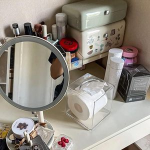 2025 Precio de fábrica Dispensador de soporte de pañuelos de volumen extra Organizador de pañuelos de gran capacidad para el hogar y la Oficina - Product Image 4