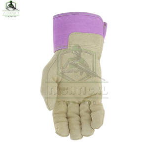 ถุงมือหนังวัวคุณภาพสูง ระดับมืออาชีพ ราคาประหยัด สวมใส่สบาย ระบายอากาศได้ดี ยืดหยุ่น ปราศจากซิลิโคน - Product Image 3