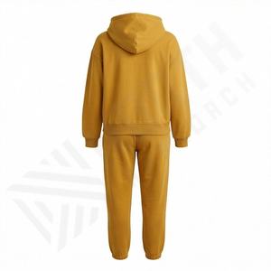 Conjunto de Sudadera con Capucha y Pantalones Deportivos de Estilo Vintage para Mujer, Hecho a Medida, de Alta Calidad, Estilo Holgado, Ropa Deportiva Informal de Dos Piezas - Product Image 2