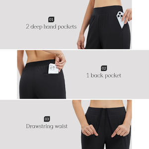 Pantalon de survêtement pour femme Active Fit avec étiquette personnalisée et impression de logo pour les séances de fitness ou la pratique du yoga - Product Image 3
