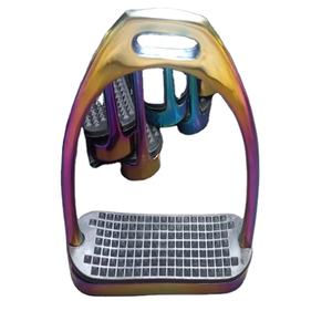 อุปกรณ์คนขี่ม้าทำจากเหล็กเกรดพรีเมี่ยมสำหรับขี่ม้าโค้งงอสีสัน2025ทนทานและมีสไตล์ - Product Image 1