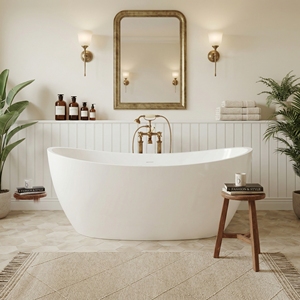 Bañera Independiente de Diseño Exclusivo FW-8820-66, Moderna y Duradera, de Acrílico, para Uso en Interiores de Apartamentos - Product Image 4