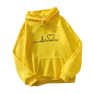 Sudaderas con capucha de talla grande de manga larga para mujer, superventas, nueva moda, técnica bordada, patrón sólido, ropa de calle, estilo tejido - Product Image 3