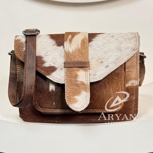 2025, venta al por mayor, bolsos cruzados de piel de vaca informales de gran capacidad personalizados, bolsos de hombro de moda de lujo de cuero genuino de alta calidad - Product Image 1