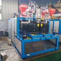Semi-automatique 1L 2L 5L 10L Plastique HDPE Bouteille Tambour Baril Jerrycan Réservoir d'eau xtrusion soufflage Machines Faire des machines