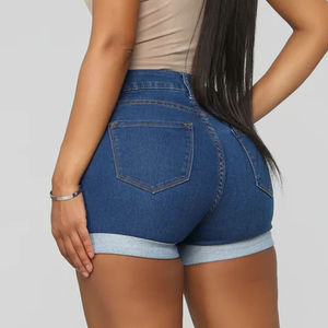 กางเกงยีนส์ขาสั้นผู้หญิงแฟชั่นใหม่คุณภาพสูง ดีไซน์ทันสมัย เอวสูง ราคาถูก บริการ OEM - Product Image 3